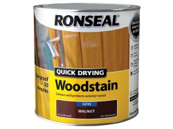 Ronseal Quick Drying Woodstain Satin Deep Mahogany 250ml