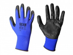 Scan Max. Dexterity Nitrile Gloves - M (Size 8)