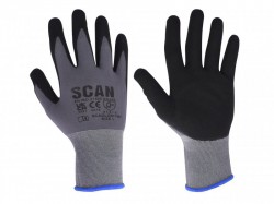 Scan Breathable Microfoam Nitrile Gloves - L (Size 9)