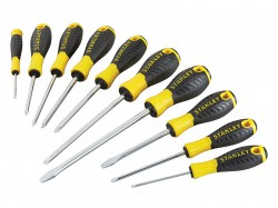 Stanley Tools 0-60-211 Essential Screwdriver Set of 10 SL/PH/PZ