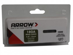 Arrow BN1810 Brad Nails 15mm (Pack 1000)