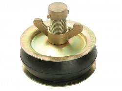 Bailey Products 2416 Drain Test Plug 100mm (4in) - Brass Cap
