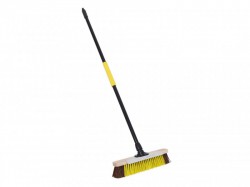 Bulldozer Heavy-duty Utility Broom with Metal Scraper 380mm (15in)