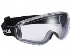 Bolle Safety PILOT PLATINUM Ventilated Safety Goggles - Clear