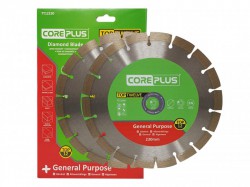 CorePlus Top Twelve Diamond Blade Twin Pack 230mm