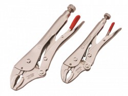 Crescent� Curved Jaw Locking Pliers with Wire Cutter Set, 2 Piece