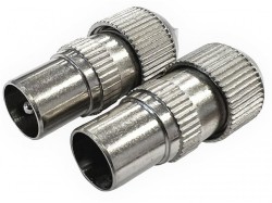 Dencon Coax Plugs x 2 7073/2NB