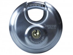 DEFENDER Discus Padlock 70mm Keyed Alike