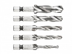 DeWALT Power Tools DT50060 Impact Ready Drill Tap Set, 5 Piece