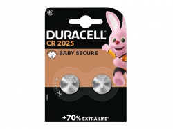 Duracell CR2025 Coin Lithium Battery (Pack 2)