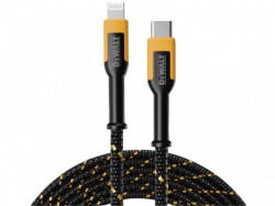 DEWALT Telecoms USB C to Lightning� Reinforced Charging Cable 1.2m (4ft)