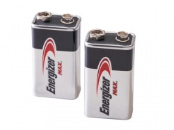 Energizer� Max Alkaline Battery 9V x 2 S15280
