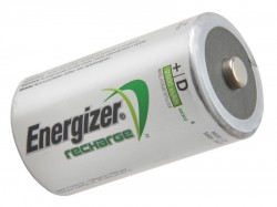 Energizer Recharge Power Plus D Cell Batteries RD2500 mAh (Pack 2)