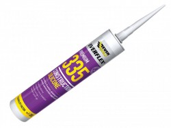 Everbuild Sika Everflex 335 Construction Silicone Grey 295ml