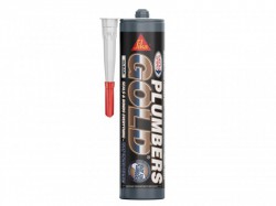 Everbuild Sika Plumbers Gold Silicone Clear 290ml