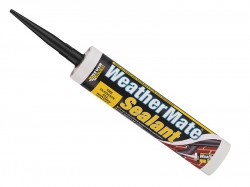 Everbuild Sika Weather Mate Multi-Use Gap Filler & Adhesive Black 295ml