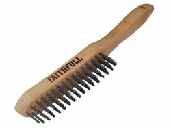 Faithfull 680/4 Heavy-Duty Scratch Brush - 4 Row