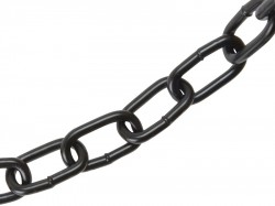 Faithfull Black Japanned Chain 8mm x 10m Box - Max. Load 450kg