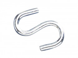 Faithfull S-Hooks 3mm Zinc Plated (Pack 20)