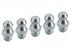 Faithfull Grease Nipple Straight 1/4in UNF (Pack 5)