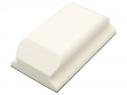 Flexipads World Class Hand Sanding Block Shaped White PUR GRIP 70 x 125mm