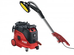 Flex Power Tools GE 5 + TB-L Giraffe Sander 500W 110V & VCE 33 M AC Vacuum Cleaner 1400W 110V