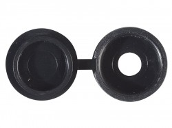 ForgeFix Hinged Cover Cap Black No. 6-8 Bag 100