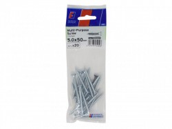 ForgeFix Multi-Purpose Pozi Screw CSK ST ZP 5.0 x 50mm ForgePack 20