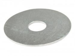 Forgefix Flat Mudguard Washers ZP M8 x 50mm Bag 10