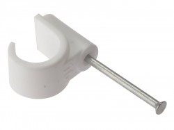 Forgefix Pipe Clip with Masonry Nail 16mm Box 100