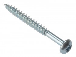 ForgeFix General Purpose Pozi Compatible Screw Round Head TT ZP 2in x 10 Box 200