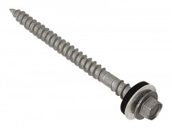 ForgeFix TechFast Composite Panel to Timber Hex Screw T17 Gash Point 6.3 x 80mm Box 100