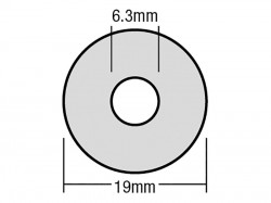 ForgeFix TechFast Bonded EPDM Washer 6.3 x 19mm Box 100