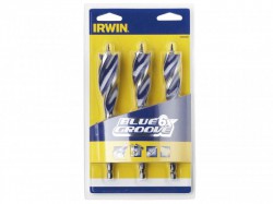 IRWIN Blue Groove 6X Wood Drill Bit Set, 3 Piece 20-25mm