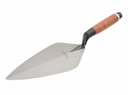Marshalltown 34L Wide London Pattern Brick Trowel Leather Handle 12in