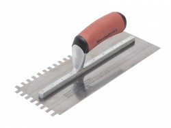 Marshalltown 6mm Stainless Steel Square Notched Trowel DuraSoft� Handle