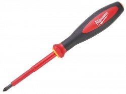 Milwaukee Hand Tools VDE Pozidriv Screwdriver PZ1 x 80mm