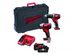 Milwaukee M18 BPP2C-402 Twin Pack 18 Volt 2 x 4.0Ah Li Ion