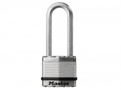 MasterLock Excell Laminated Steel 50mm Padlock - 64mm Shackle