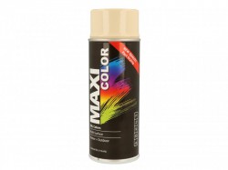 MAXICOLOR Spray Paint Gloss Light Ivory 400ml MX1015