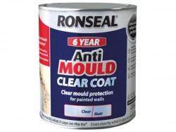 Ronseal 6 Year Anti Mould Clear Coat Matt 2.5 Litre