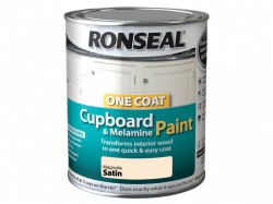Ronseal One Coat Cupboard & Melamine Paint Magnolia Satin 750ml