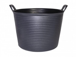 RUBI TILING TOOLS N�. 3 FLEXTUB Plastic Tub Black 40 litre