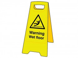 Scan Warning Wet Floor - Heavy Duty \