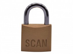 Scan Brass Padlock 30mm