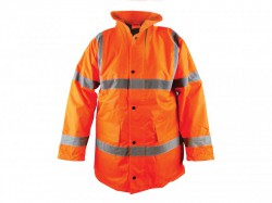 Scan Hi-Vis Orange Motorway Jacket - M (41in)