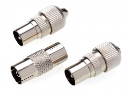 SMJ F Type Satellite Connector Kit, 3 Piece