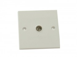 SMJ Coaxial TV Socket 1 Gang