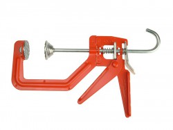 COX SoloClamp 100M One-Handed Metal Pad G-Clamp 100mm (4in)