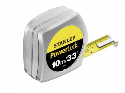 STANLEY PowerLock Classic Pocket Tape 10m/33ft (Width 25mm)